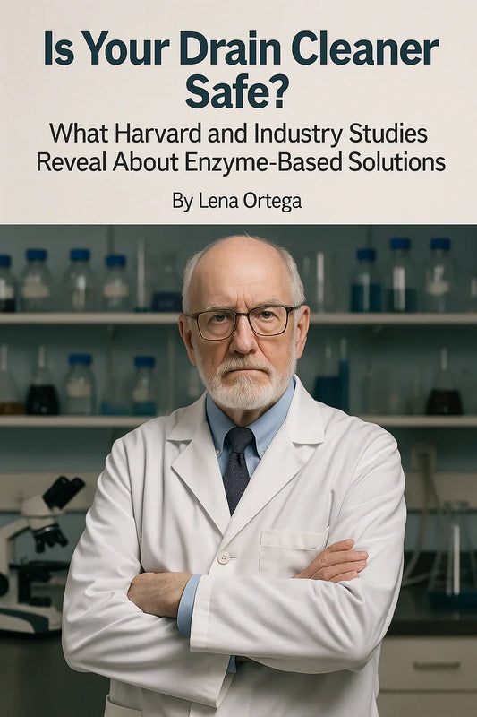Is Your Drain Cleaner Safe? What Harvard and Industry Studies Reveal About Enzyme-Based Solutions