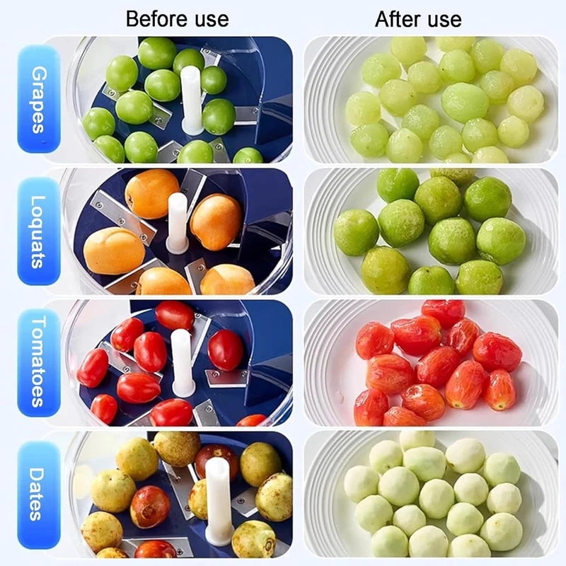 Automatic fruit peeling machine