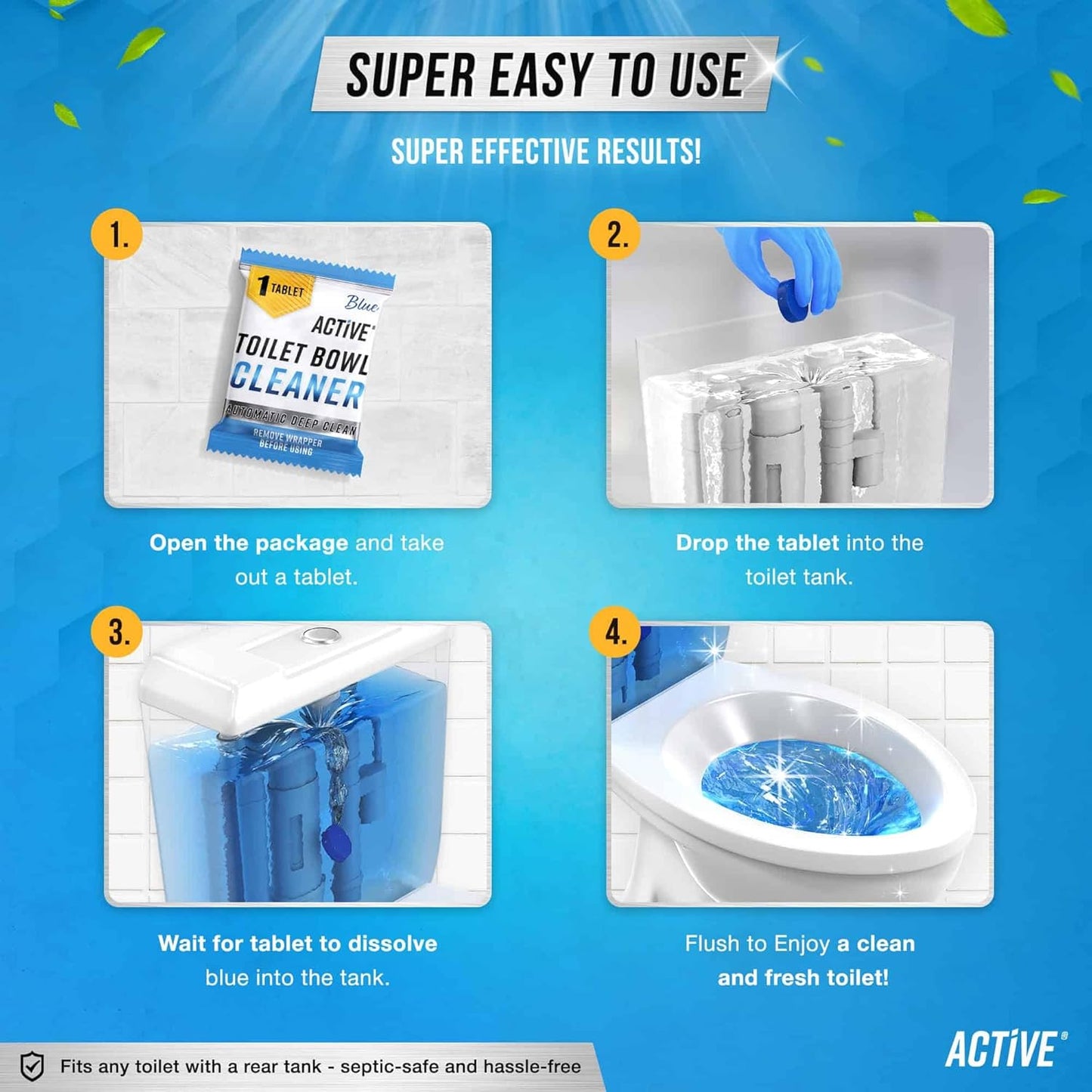 Toilet bowl cleaning tablets