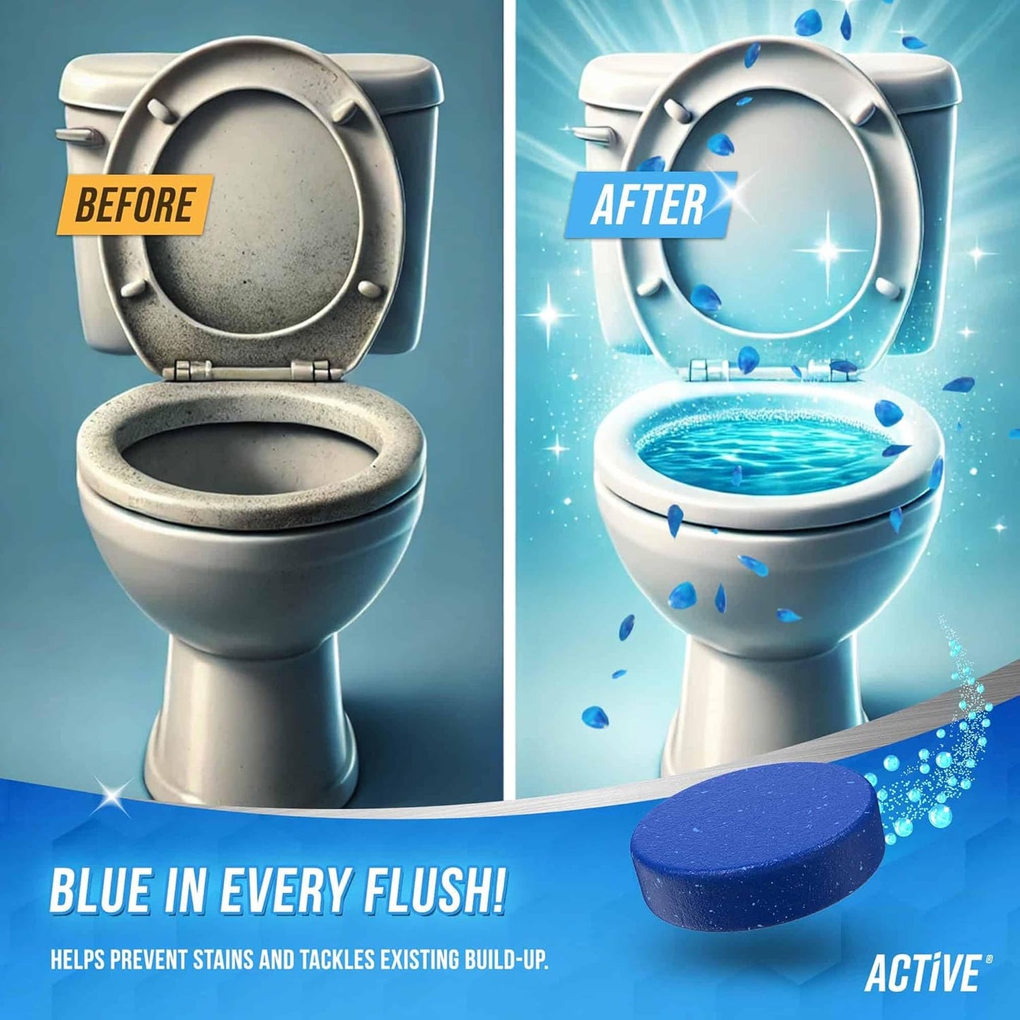 Toilet bowl cleaning tablets