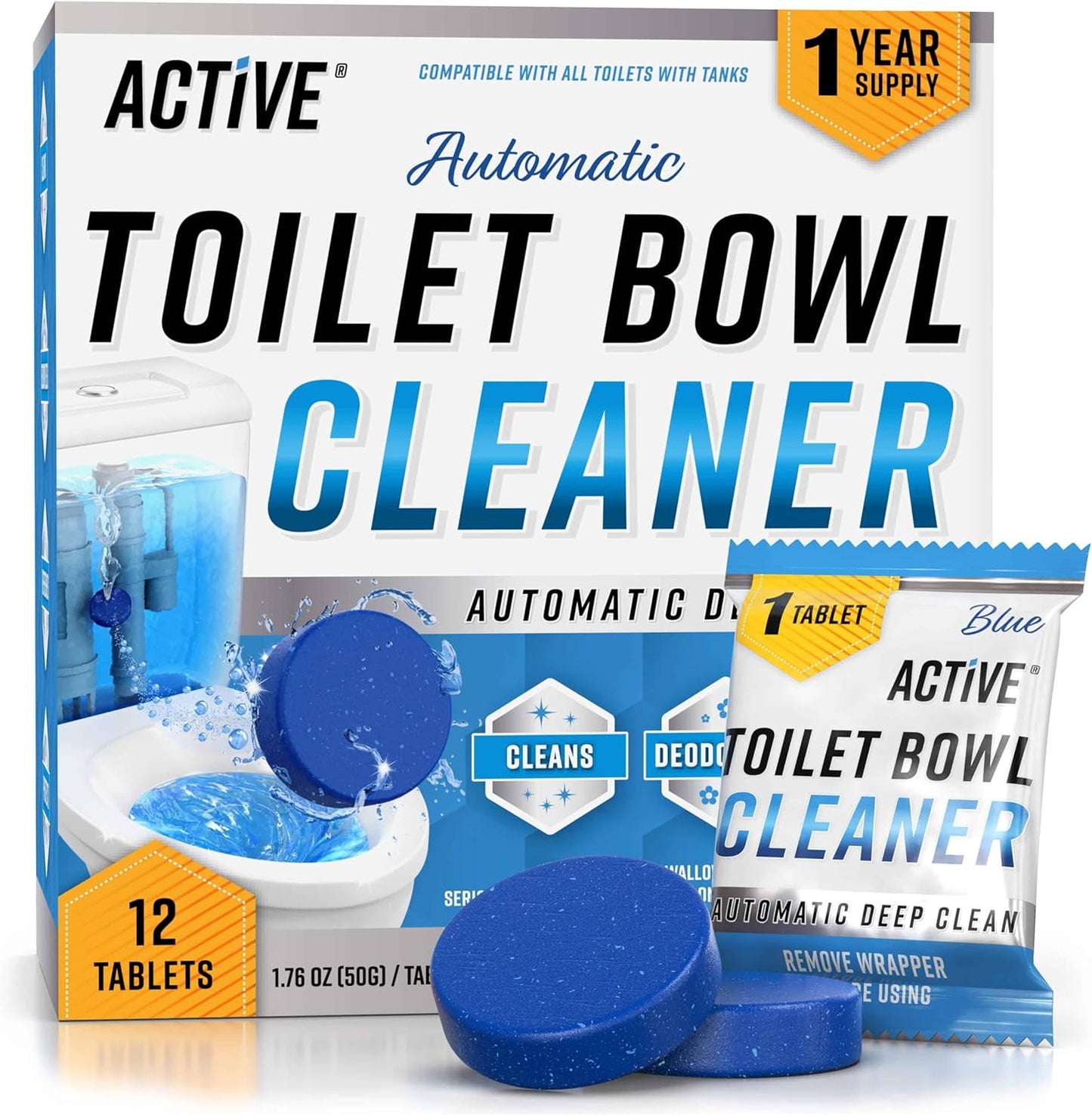 Toilet bowl cleaning tablets