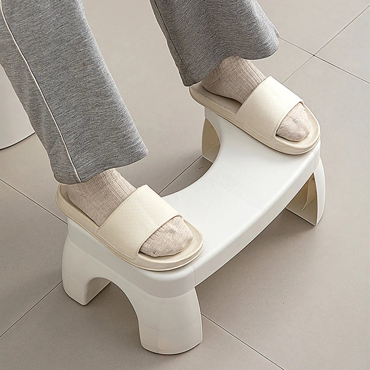 1pc Elderly chair step toilet foot walk wc stool Bathroom Toilet Wheel stool for toilets squat stool foldable chair,non-slip