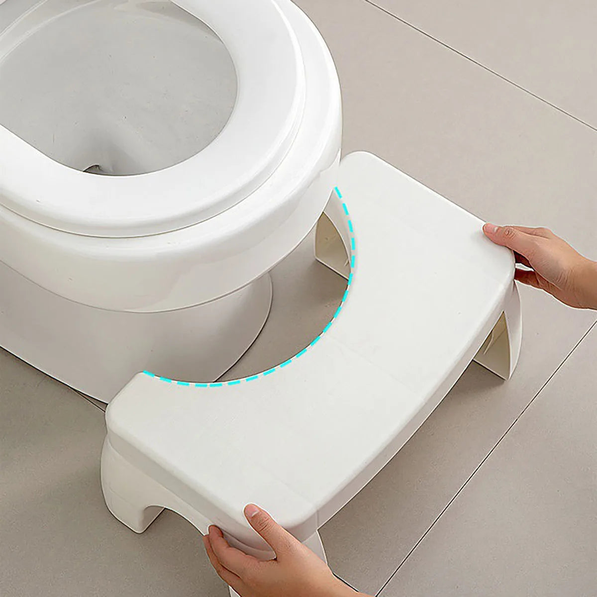 1pc Elderly chair step toilet foot walk wc stool Bathroom Toilet Wheel stool for toilets squat stool foldable chair,non-slip