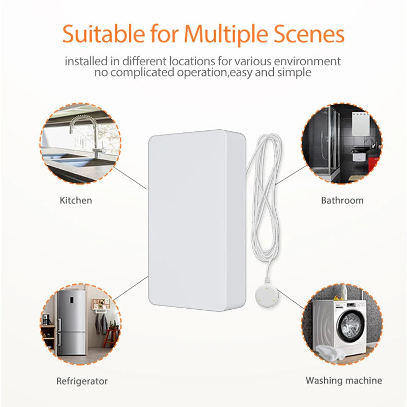 Tuya Zigbee Water Leakage Sensor Smart Home Wifi High Sensitivity Flood Detection App Control Security Alarm For Apple Homekit