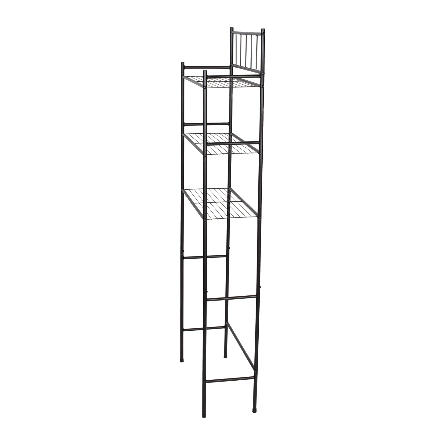 Black 3-Tier Over-The-Toilet Space Saver
