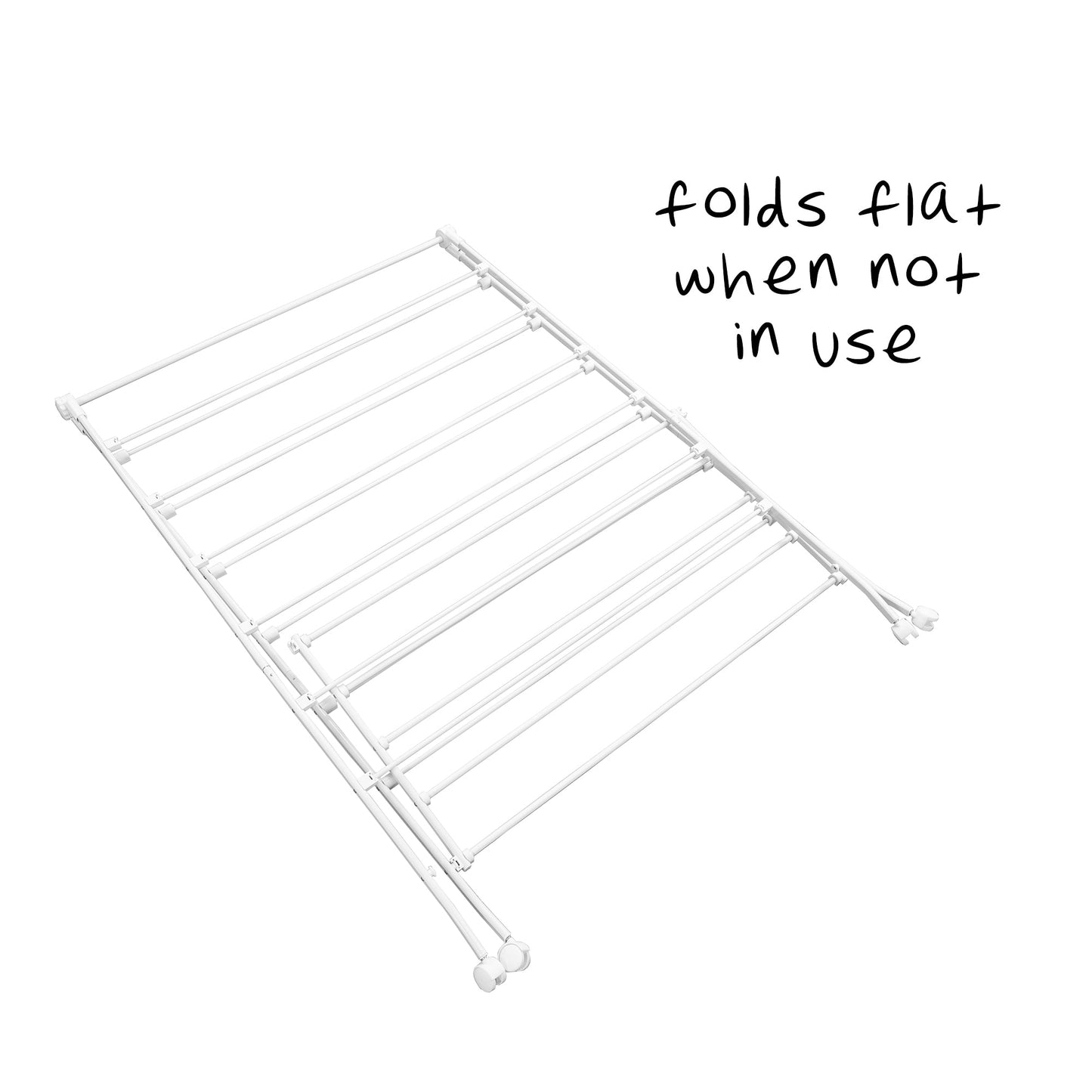 White Large A-Frame Clothes Drying Rack
