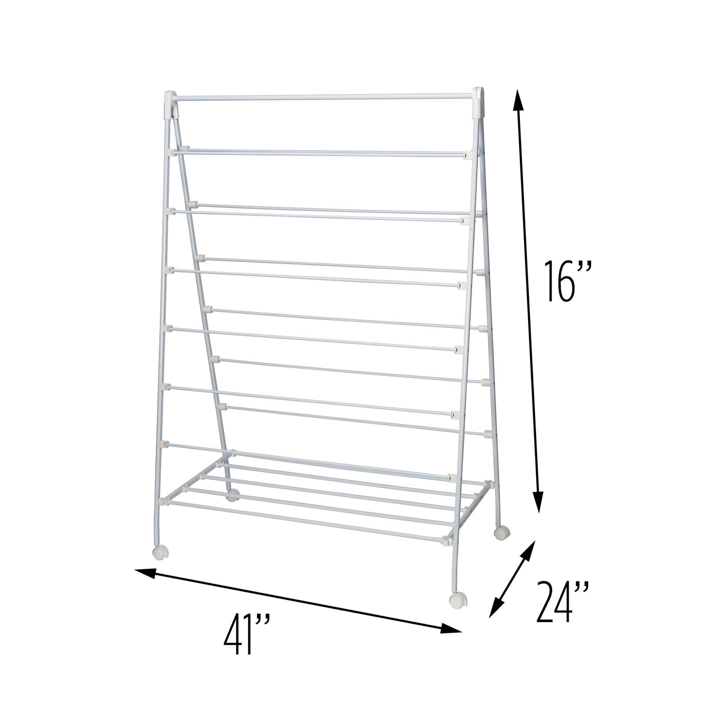 White Large A-Frame Clothes Drying Rack