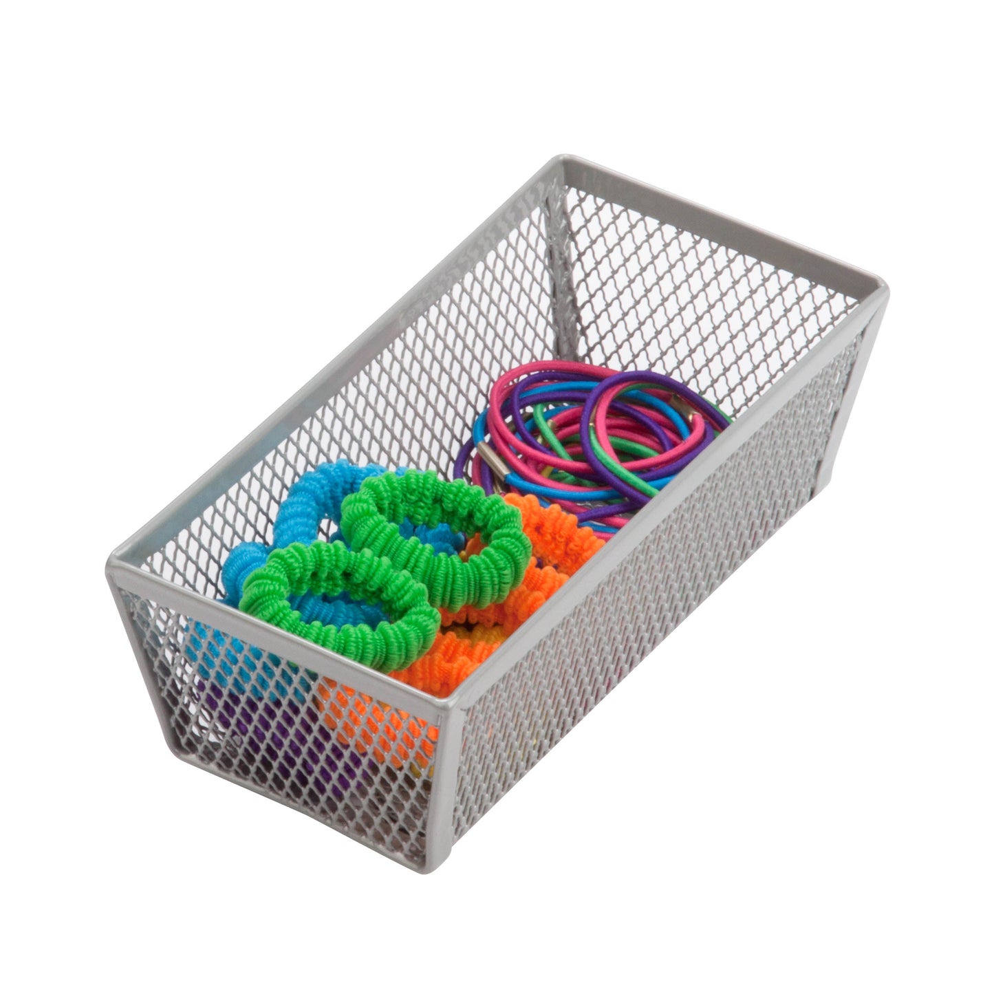 Silver 6" x 3" Wire Mesh Drawer Organizer
