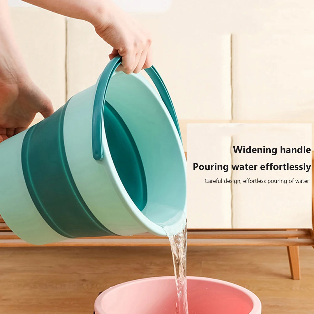 5/10L Folding Water Container Multifunctional Storage Bucket Lightweight Environmentally Space Saving for Outdoor Car Wash