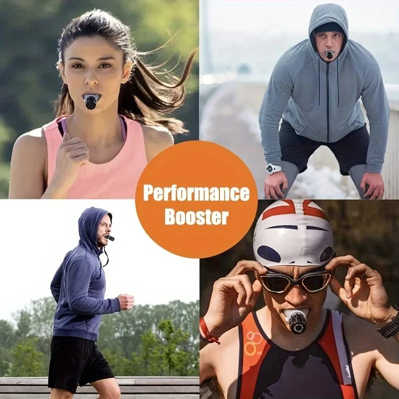 Abdominal breathing trainer resistance adjustable lung capacity trainer suitable aerobic fitness exercise facial care tool