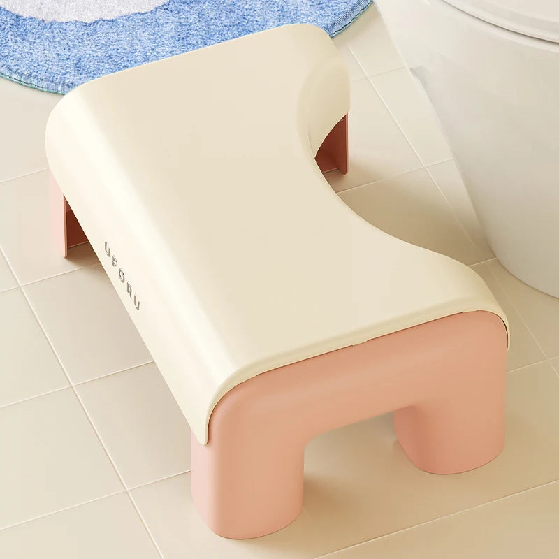 Uforu Toilet Stool Household Footstool Thickeneded Strong Anti-Slip Adult Squat Artifact