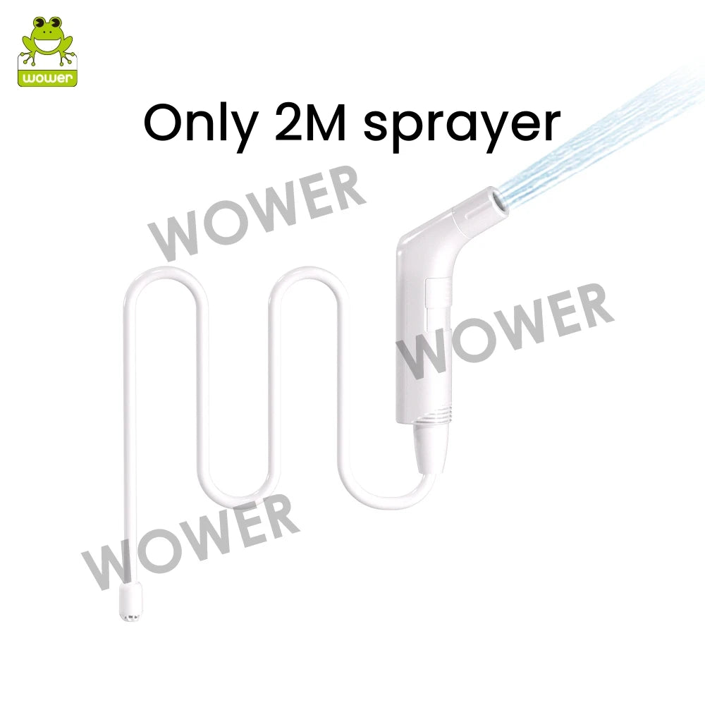 Wower Portable Electric Bidet for Personal Hygiene Cleaning 2.3L Shattaf Rechargeable Travel Camping Bidet Shower Sprayer