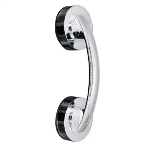 Anti-slip Handrail with Suction Cup No Drilling Shower Handle Offers Safe Grip for Safety Grab in Bathroom Bathtub Glass Door