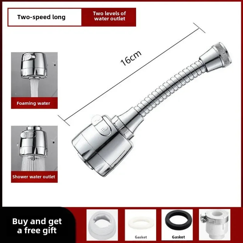 2/3 Mode Faucet Extension Tube 360 Degree Rotation Filter Kitchen Gadgets Shower Water Saving Tap Universal Kitchen Accessories
