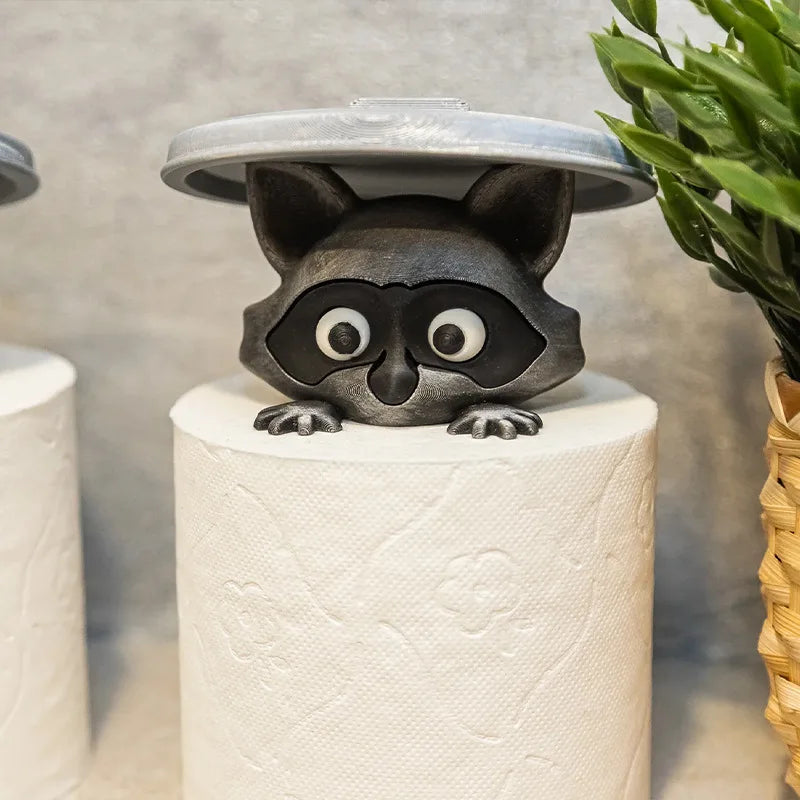 1Pcs Cute Cartoon Animal Toilet Paper Holder Creative Fun Paper Holder Tissue Storage Box Suitable For Bathroom living Room Etc