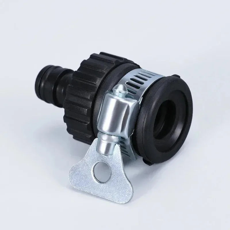 Faucet Adapter 12-24mm Plastic Hose Fitting Quick Connect Fitting Faucet for Garden Irrigation Car Wash Faucet Accessories