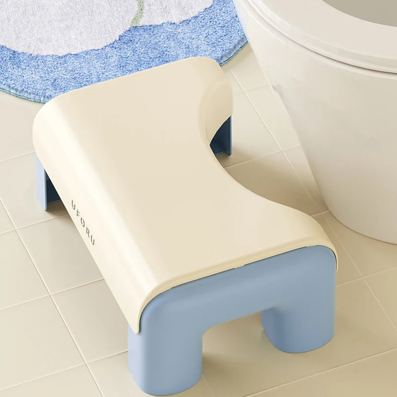 Uforu Toilet Stool Household Footstool Thickeneded Strong Anti-Slip Adult Squat Artifact