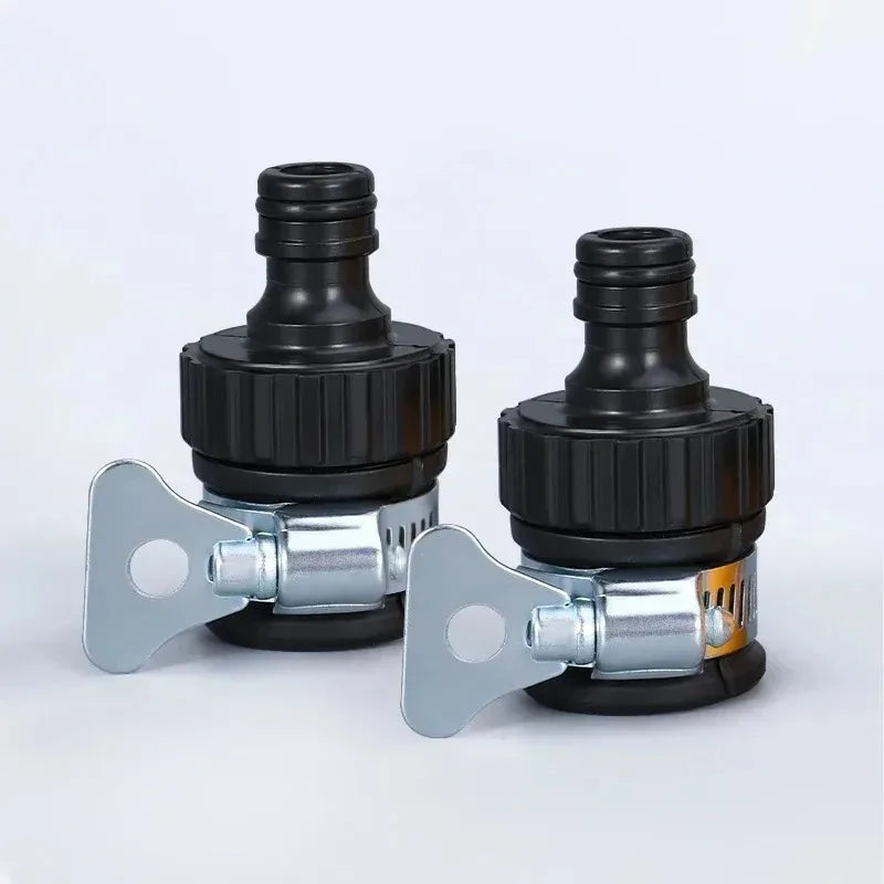 Faucet Adapter 12-24mm Plastic Hose Fitting Quick Connect Fitting Faucet for Garden Irrigation Car Wash Faucet Accessories