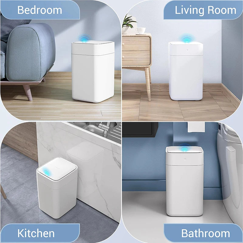 TOWNEW T1S 4.1 gallon smart trash can, self sealing automatic conversion, motion sensor