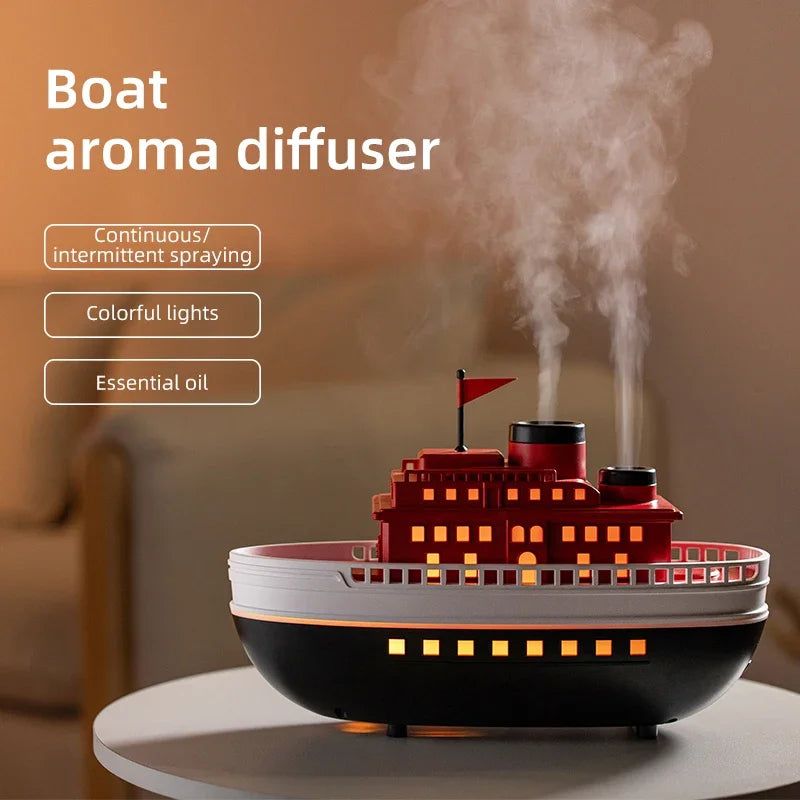 Homeuse Aroma Diffuser 300ml Ultrasonic Air Humidifier with Colorful Night Light Desktop Essential Oil Diffuser for Room Home