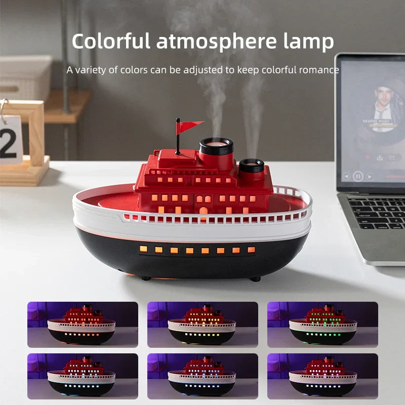 Homeuse Aroma Diffuser 300ml Ultrasonic Air Humidifier with Colorful Night Light Desktop Essential Oil Diffuser for Room Home