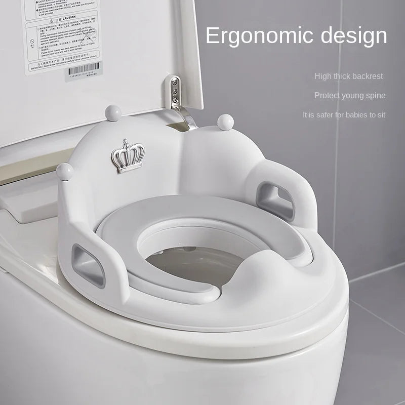 Baby Toilet Training Seat Cover Portable Child Toilet Seat Toddler Crown Toilet Seat Kid Auxiliary Toilet Seat Cushion Urinal