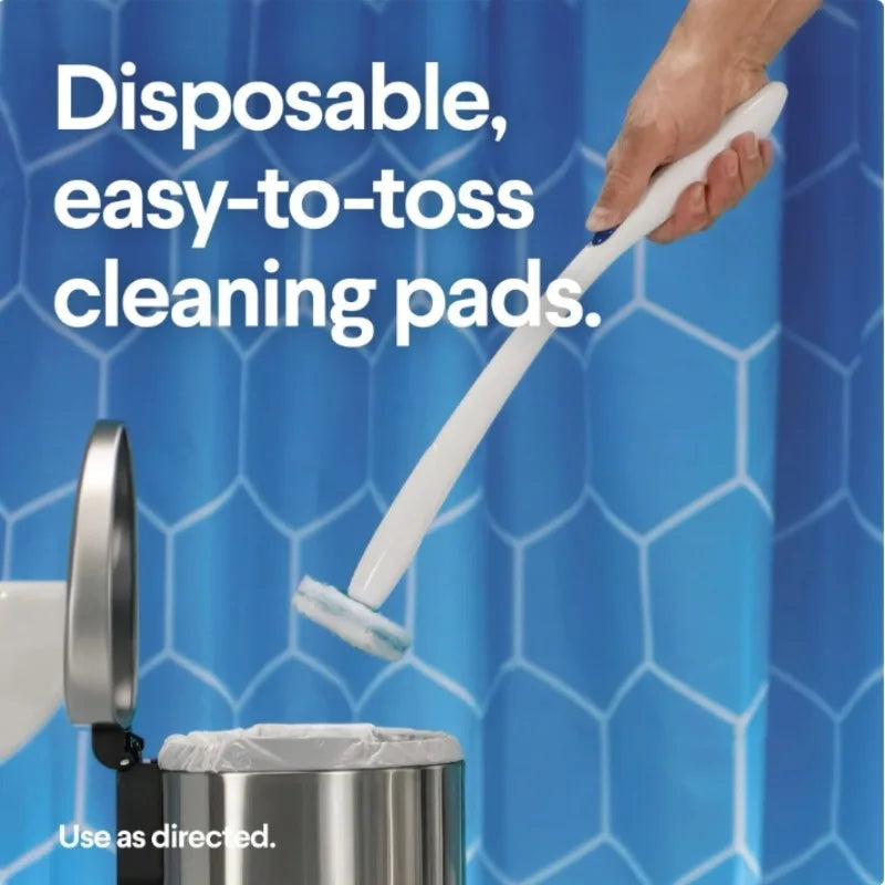 Disposable Toilet Cleaning Brush Set, Quickly Clean Toilet, Convenient Use, Suitable for Home Storage