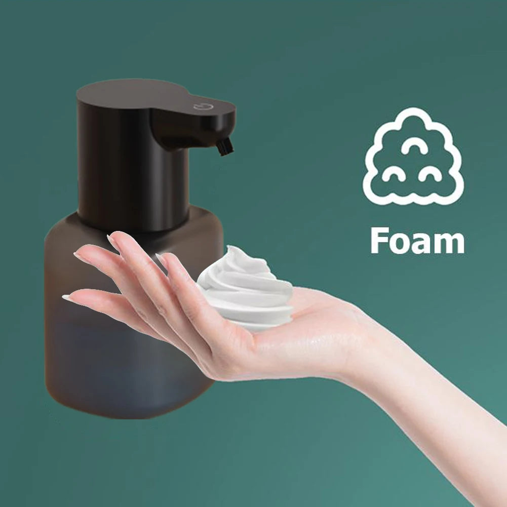 550ml Automatic Soap Dispenser USB Rechargeable Foam Gel Soap Dispenser Electric Hand Sanitizer Dispenser for Kitchen Bathroom