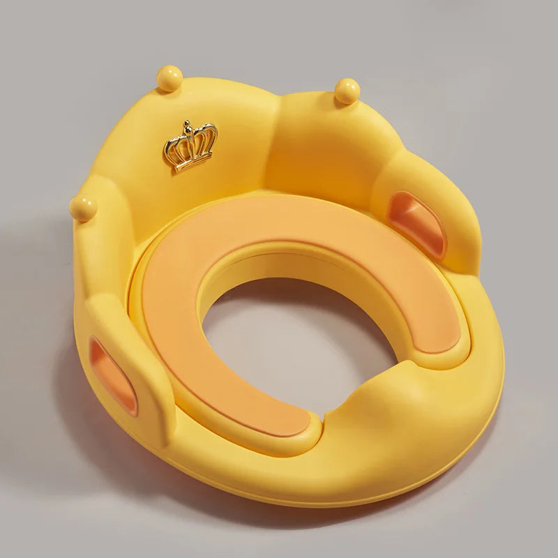 Baby Toilet Training Seat Cover Portable Child Toilet Seat Toddler Crown Toilet Seat Kid Auxiliary Toilet Seat Cushion Urinal