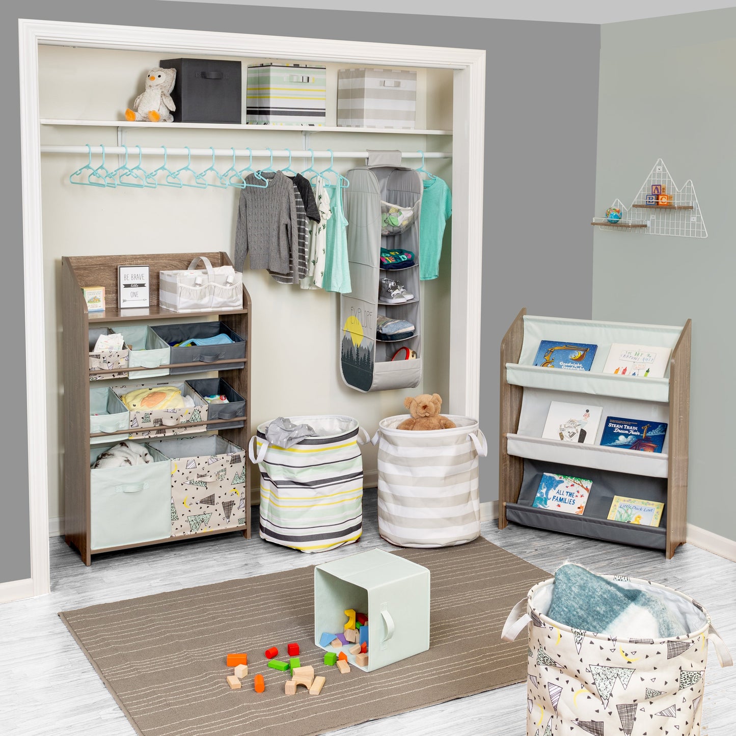 Explore + Store 38" 3-Tier Kids Book Rack