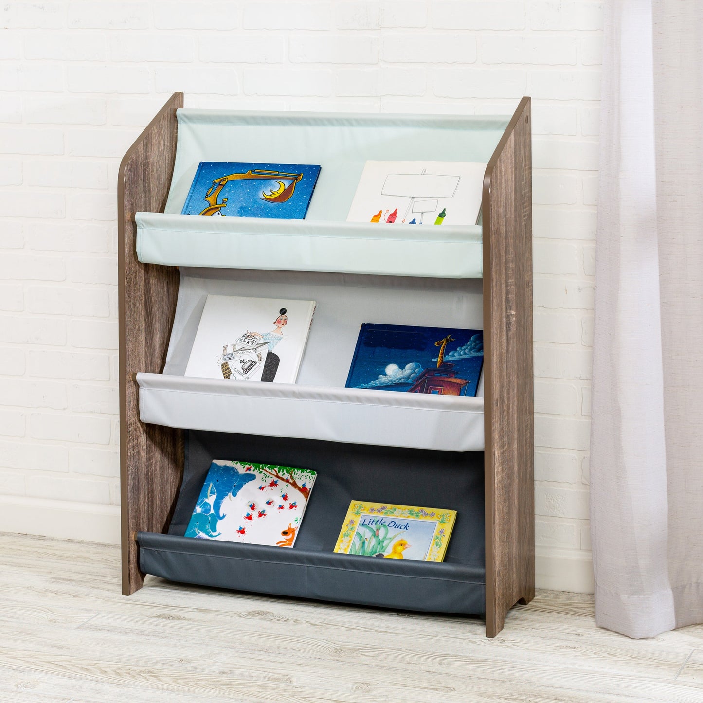 Explore + Store 38" 3-Tier Kids Book Rack