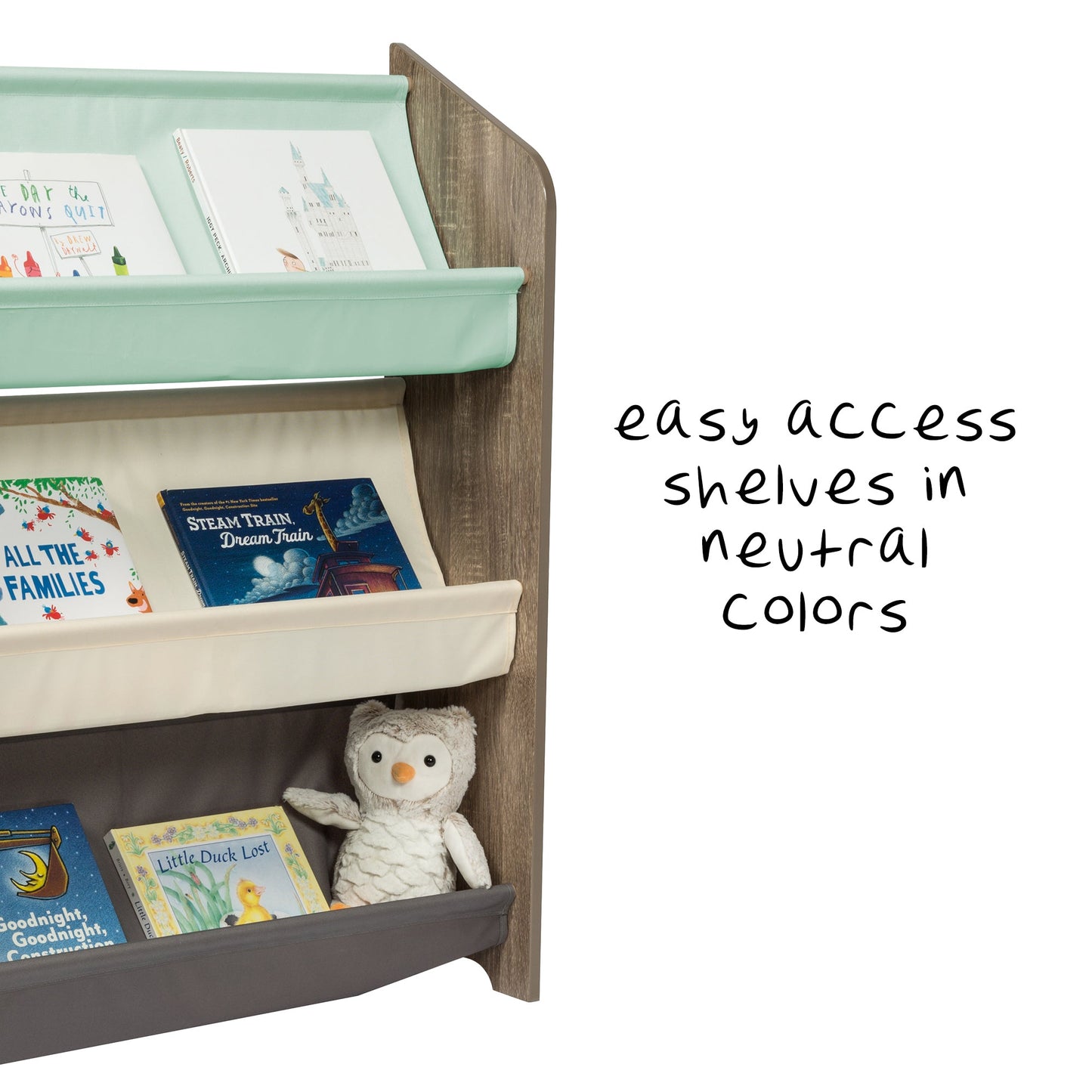 Explore + Store 38" 3-Tier Kids Book Rack