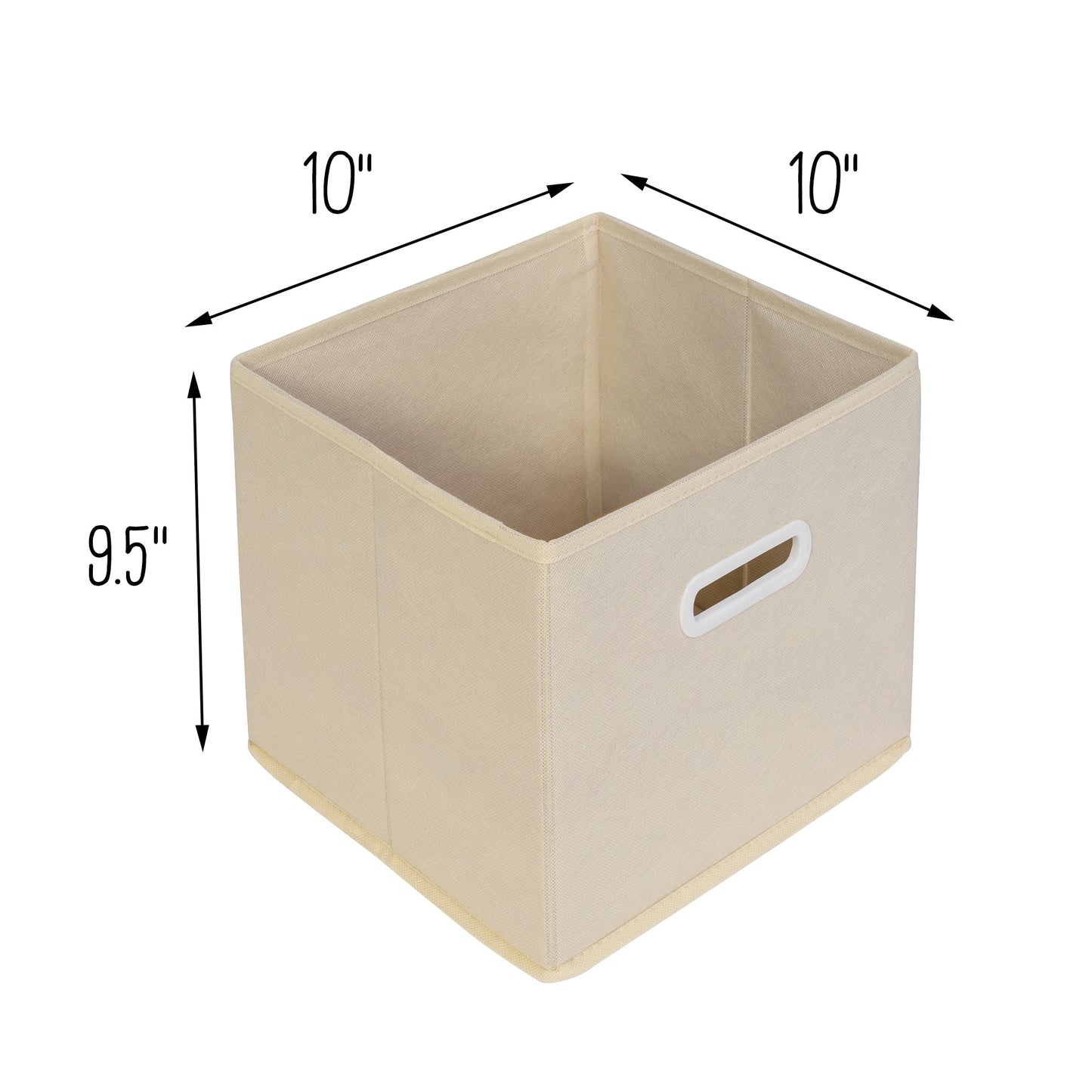 White/Natural 4-Bin Kids Playroom Organizer