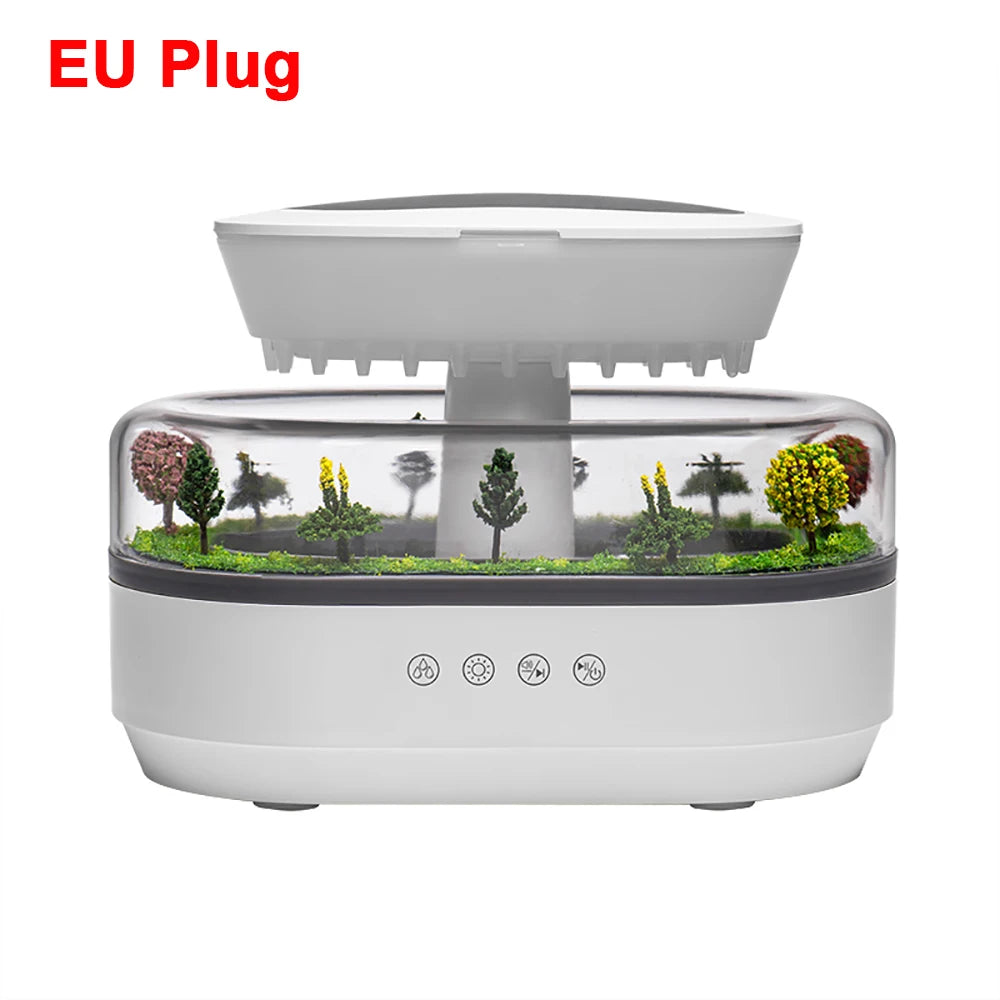 Aroma Air Humidifier Fragrance Essential Oil Diffuser for Home Raindrop Model Aroma Diffuser Humidifier with LED Colorful Light