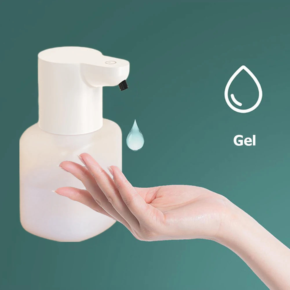 550ml Automatic Soap Dispenser USB Rechargeable Foam Gel Soap Dispenser Electric Hand Sanitizer Dispenser for Kitchen Bathroom