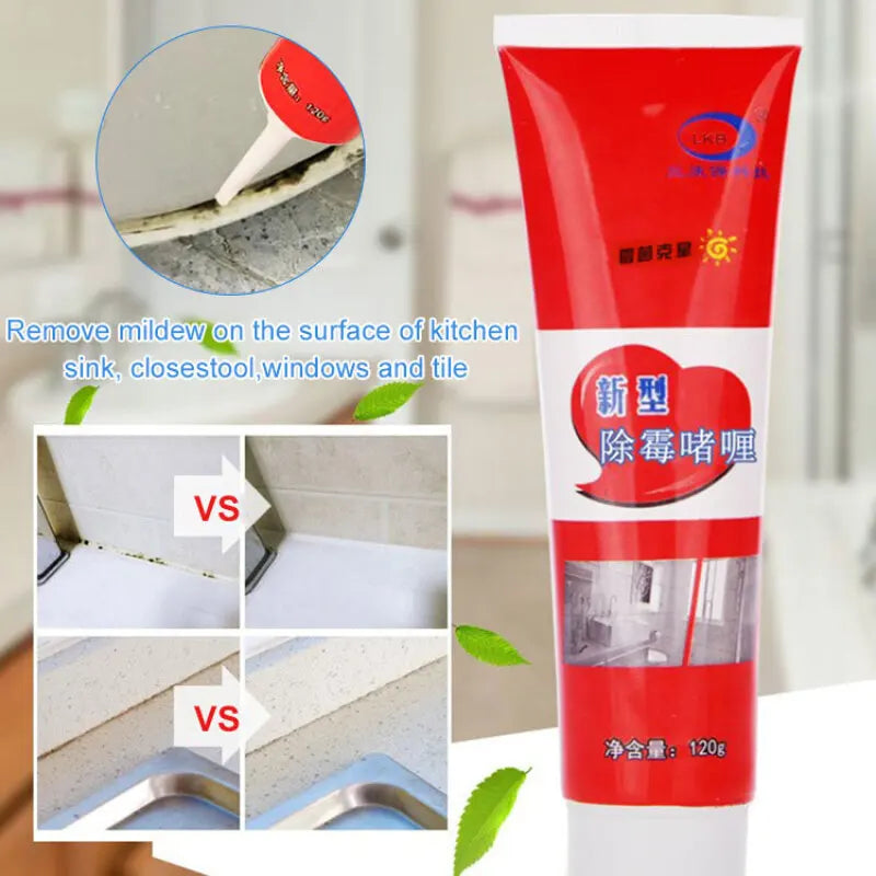 Mildew Removal Gel Household Mildew Removal Paste Walls Refrigerator Cleaning Mildew Spots Fungus Mold Stain Removal Cleaner