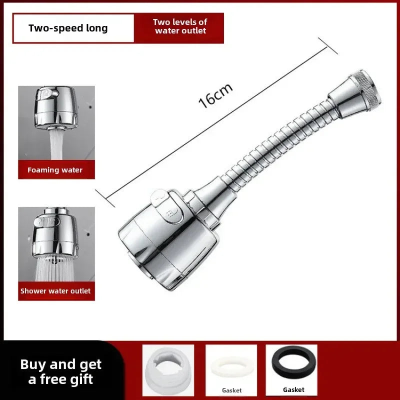 2/3 Mode Faucet Extension Tube 360 Degree Rotation Filter Kitchen Gadgets Shower Water Saving Tap Universal Kitchen Accessories