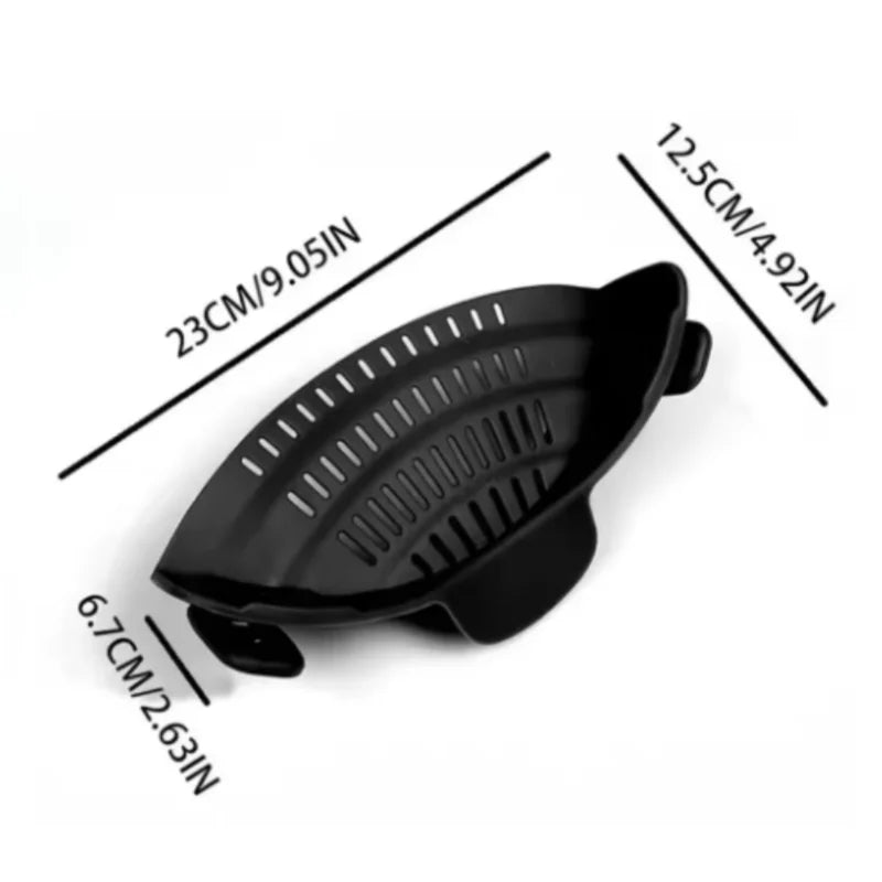 1pc, Strainer, Pot Strainer, Adjustable Clip On Strainer For Pots Pans And Bowls, Kitchen Pot Strainer