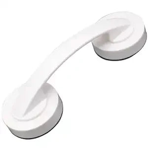 Anti-slip Handrail with Suction Cup No Drilling Shower Handle Offers Safe Grip for Safety Grab in Bathroom Bathtub Glass Door