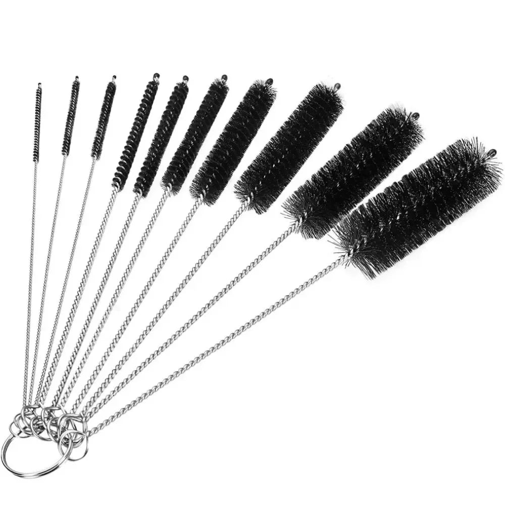 Brosses de nettoyage de bouteilles, 10 pièces, brosse de nettoyage multifonctionnelle en paille réutilisable pour bouteilles