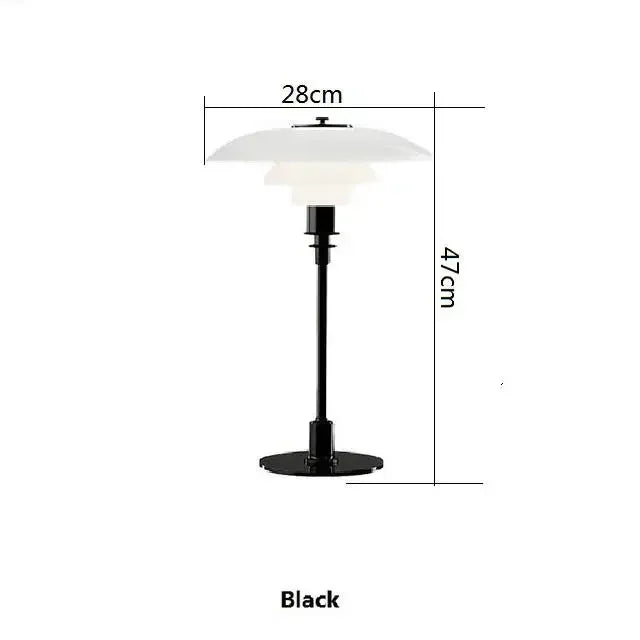 Danish Classic Floor Lamp Creative Bedroom Bedside Table Lamp Nordic Minimalist Living Room Study Reading Glass Decor Table Lamp