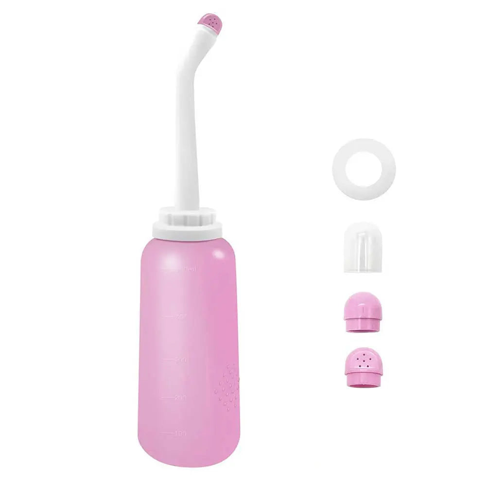 500ml Portable Bidet Spray Handheld Travel Bidet for Pregnant Women Baby Cleansing Water Washer Bottle Baby Showers Mom Bottle