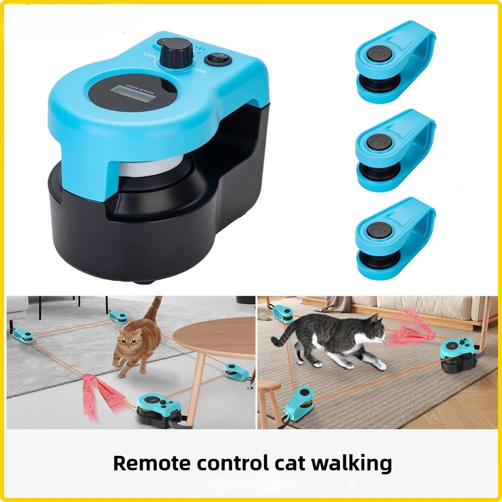 Cat walking pet toys