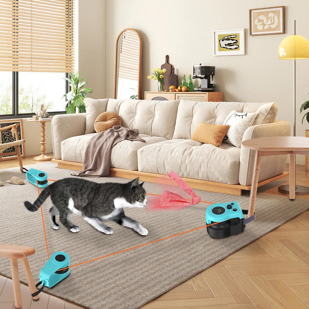 Cat walking pet toys