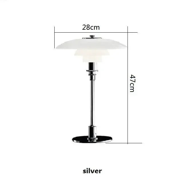 Danish Classic Floor Lamp Creative Bedroom Bedside Table Lamp Nordic Minimalist Living Room Study Reading Glass Decor Table Lamp