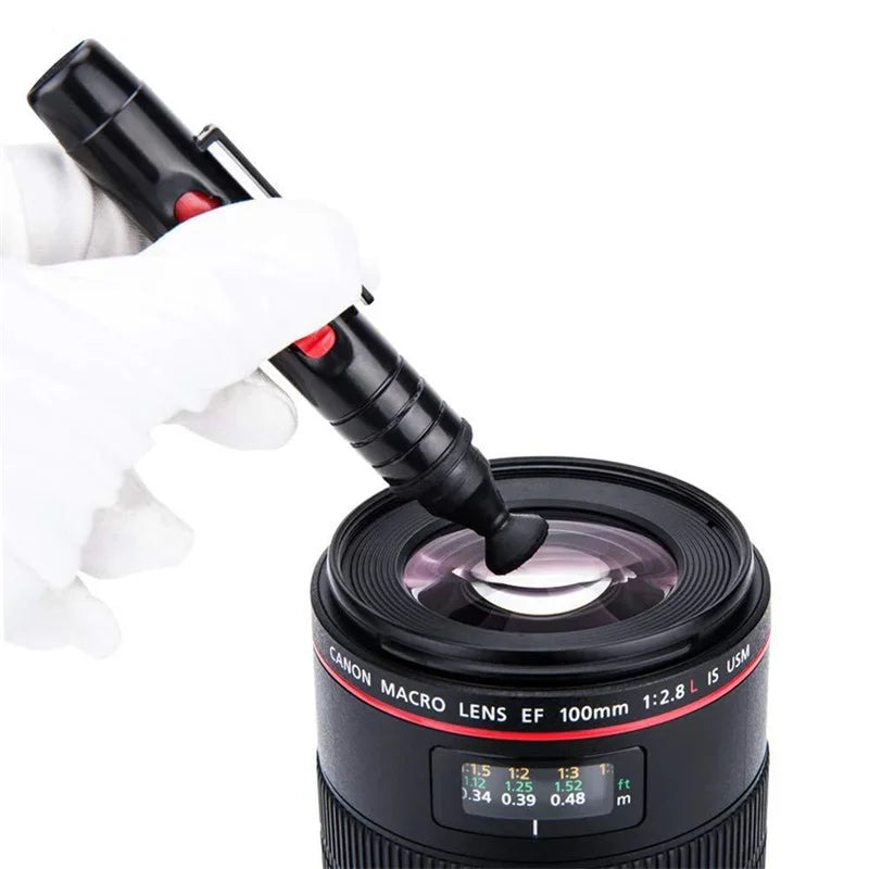 5pcs Camera Cleaner Kit Air Blower+Lens Brushes+Cleaning Pen+Cleaning Cloth for Camera Lenses & Filters Sensor Screen LCD