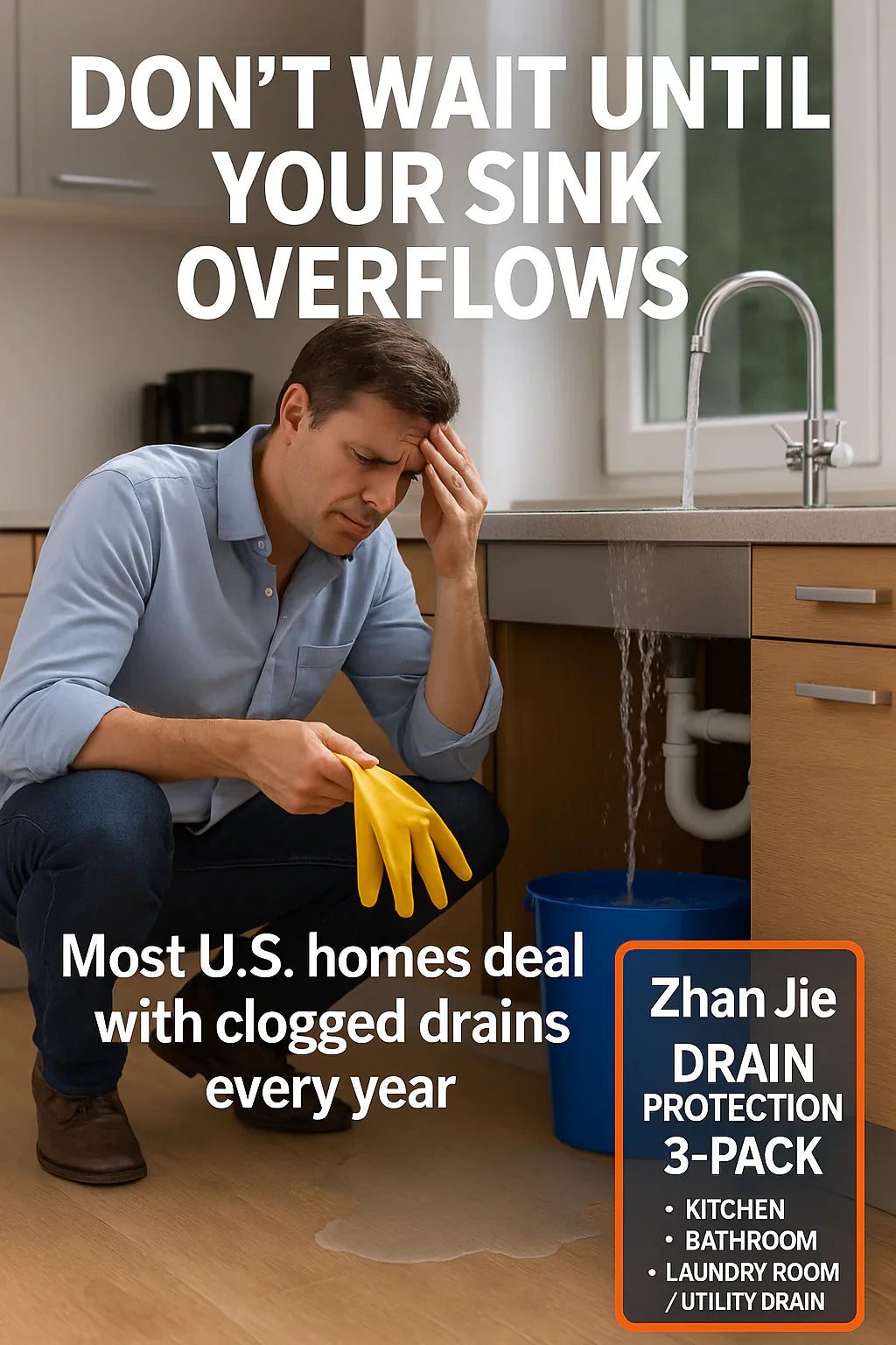 Don’t Wait Until Your Sink Overflows — Most U.S. Homes Deal with Clogged Drains Every Year