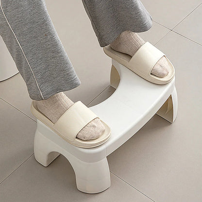 1pc Elderly chair step toilet foot walk wc stool Bathroom Toilet Wheel stool for toilets squat stool foldable chair，non-slip