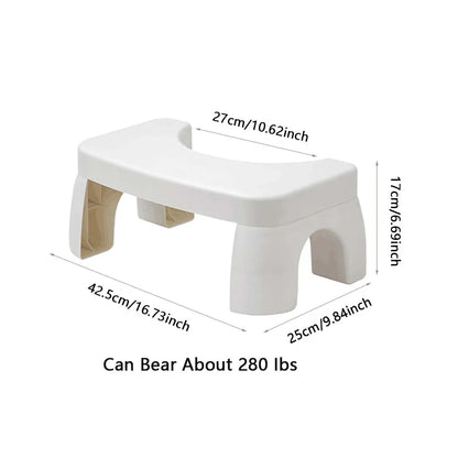 1pc Elderly chair step toilet foot walk wc stool Bathroom Toilet Wheel stool for toilets squat stool foldable chair，non-slip