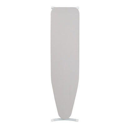 White/Gray Steel T-Leg Adjustable Ironing Board with Cotton Heat-Resistant Cover